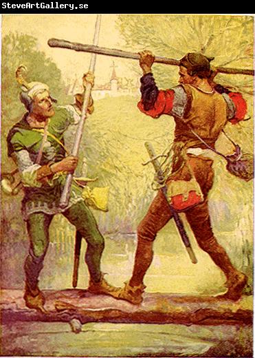 Louis Rhead Robin Hood and Little John